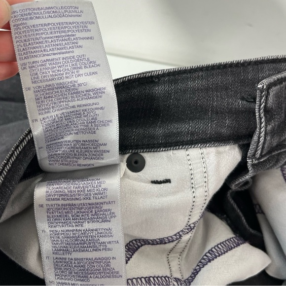 NYDJ Ami Skinny Ankle Womens Size 10 Jeans Grey Lift & Tuck Technology - Picture 5 of 10
